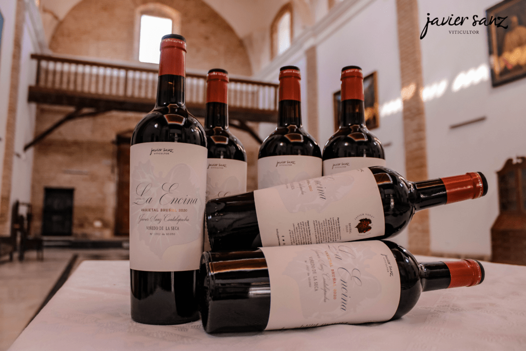 Vino tinto bodega Javier Sanz La Seca Viticultor Bruñal D. O. Rueda