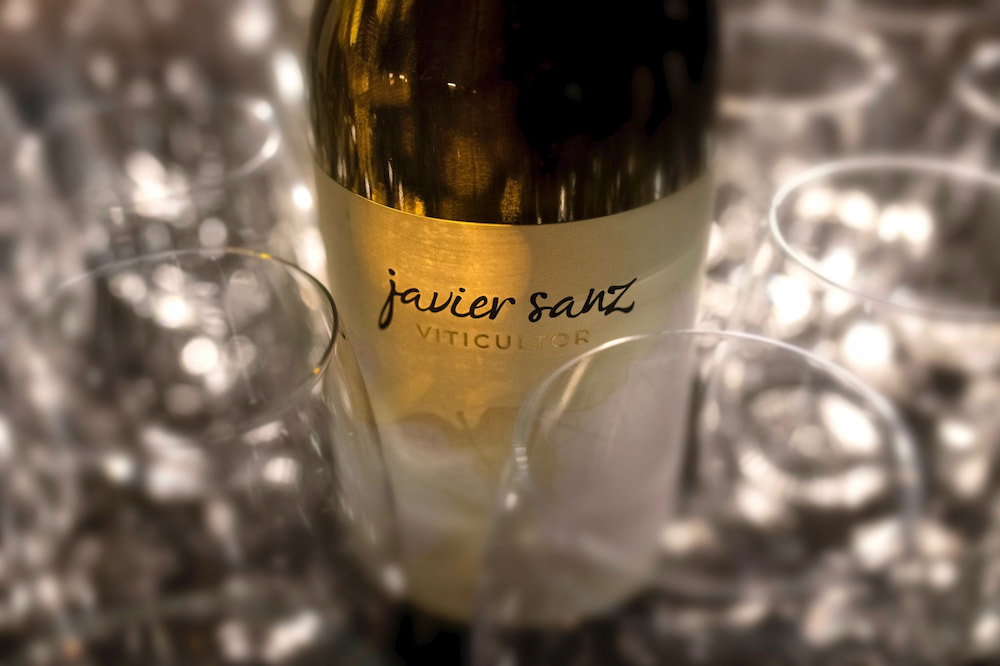 botella de javier sand viticultor blanco